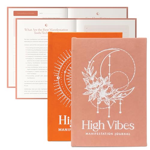 Manifestation Journal + Bonus Affirmation Cards: 12-Week Planner