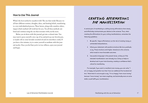 Law of Attraction Manifestation Journal: Guided to Deepest Desires