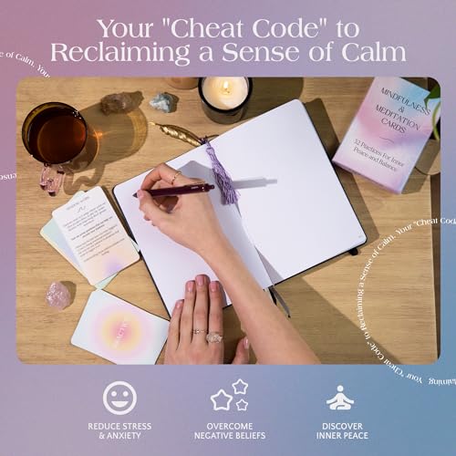 Mindfulness Cards for Stress Relief and Daily Meditation