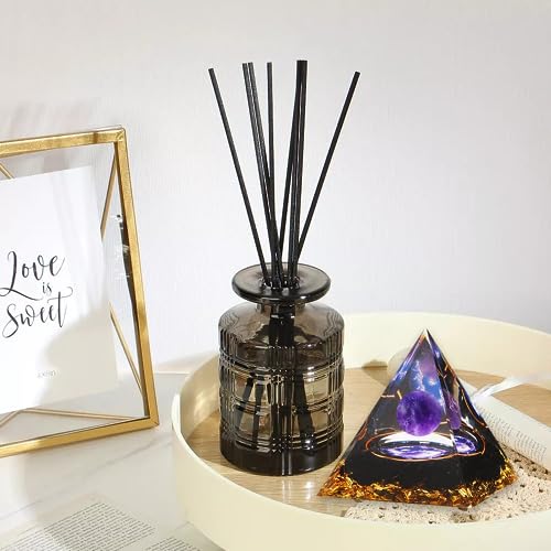 Amethyst Orgonite Pyramid, Promotes Positive Energy, Luck, Success