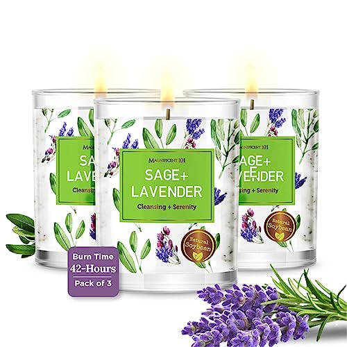 101 Pure Sage & Lavender Smudge Manifestation Candles