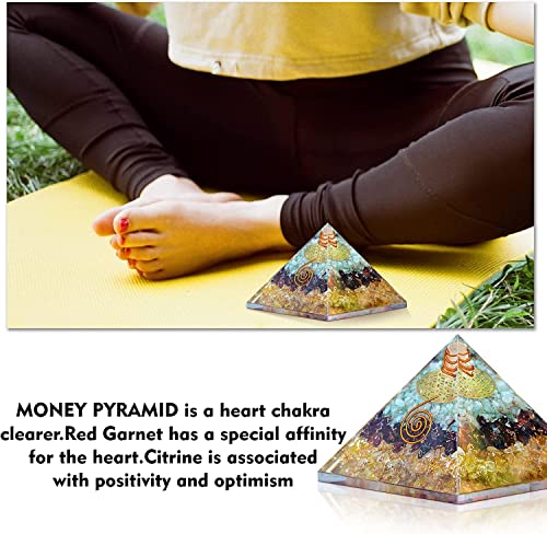 Money Attracting Orgonite Pyramid for Wealth and Prosperity
