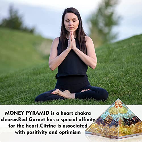 Money Attracting Orgonite Pyramid for Wealth and Prosperity