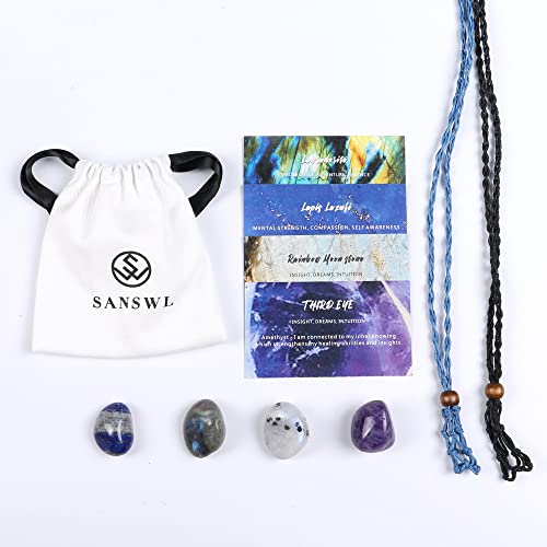 7 Chakra Healing Crystal Necklace - Third Eye Set
