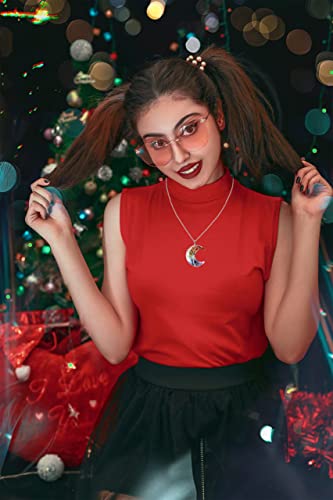 Chakra Crystal Tree of Life Pendant Necklace Set