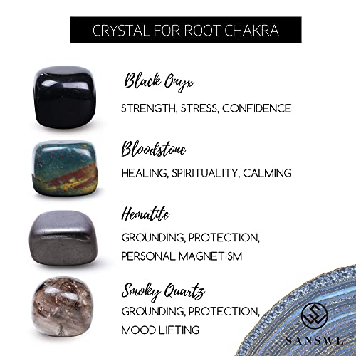 7 Chakra Natural Gemstone Necklace - Handmade Rope-Wrapped Holder