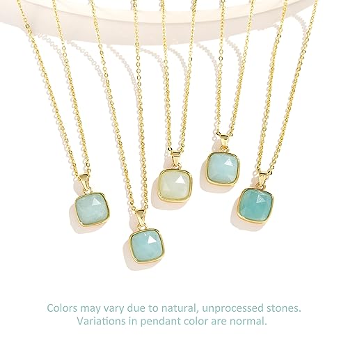 KissYan Healing Crystal Necklace - Reiki Gemstone Pendant