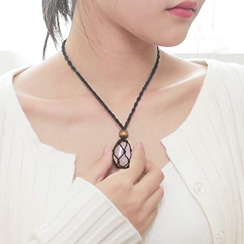 Heart Chakra Healing Crystal Necklace with Natural Gemstones