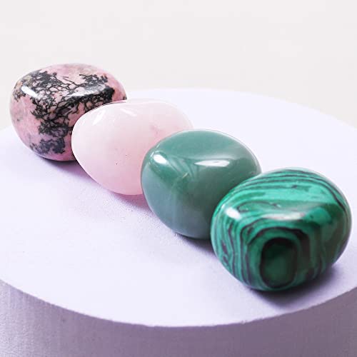 Heart Chakra Healing Crystal Necklace with Natural Gemstones