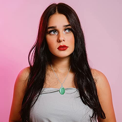 Green Aventurine Crystal Necklace for Women - Spiritual Healing