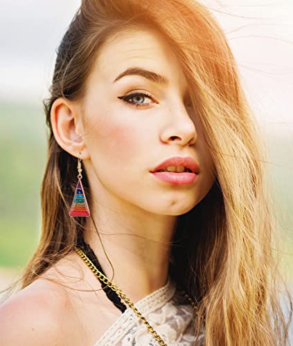 Handmade Boho Chakra Healing Earrings for Women