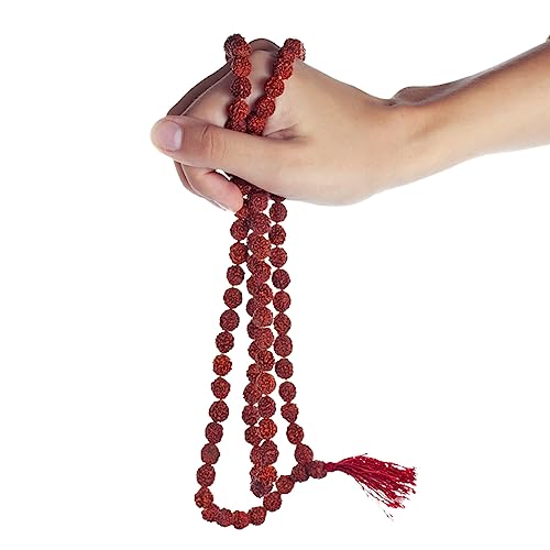 Handmade Sacred Rudraksha Mala for Spiritual Awakening