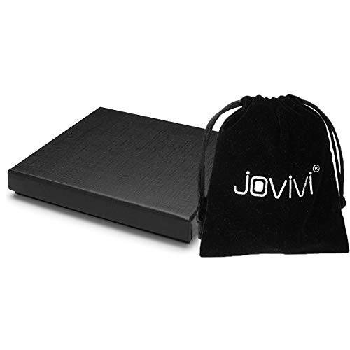 Jovivi Lava Rock Healing Gemstone Bracelet Necklace Set