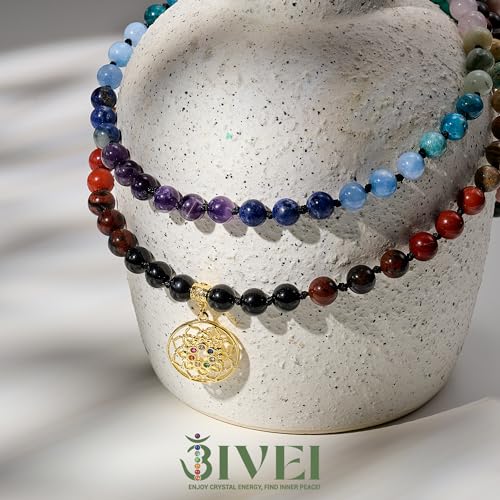 Chakra Healing Crystal Stone Beaded Wrap Bracelet
