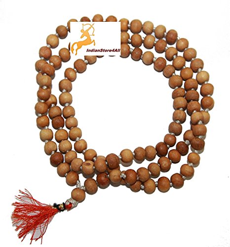 Tulsi Holy Basil Prayer Beads Mala Necklace
