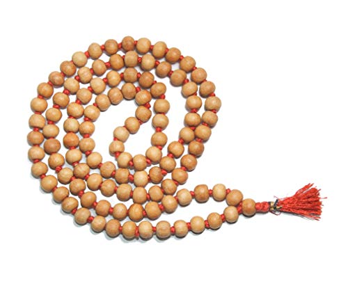 Tulsi Holy Basil Prayer Beads Mala Necklace