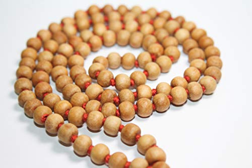 Tulsi Holy Basil Prayer Beads Mala Necklace