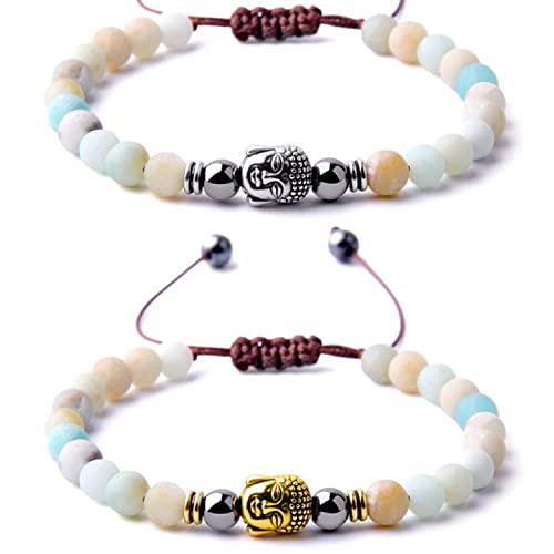 RUBYCA 40PCS Spiritual Metal Beads for Jewelry Making