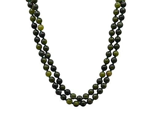 Green Jade Mala Beads for Meditation and Healing