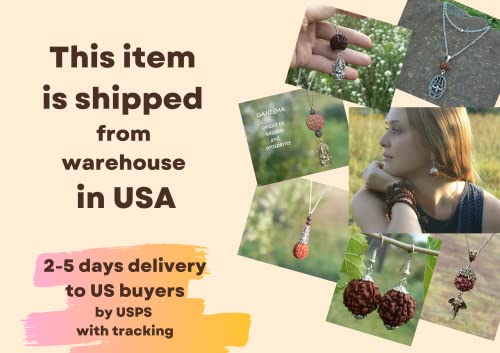 Handmade Shiva Trishul Protection Necklace for Men - Authentic Hindu Spiritual Jewelry