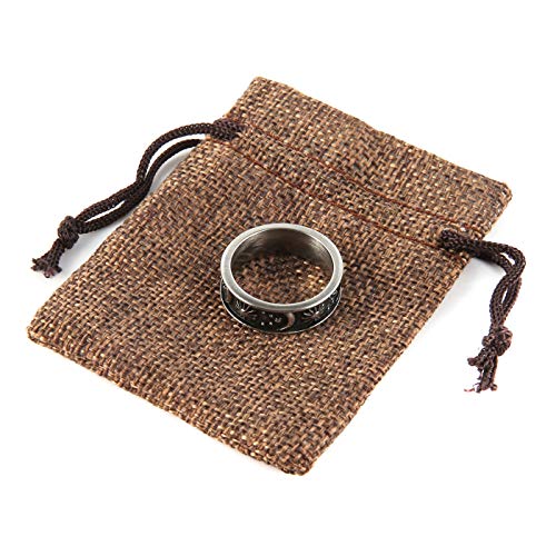 HZMAN Moon Star Sun Statement Ring Stainless Steel