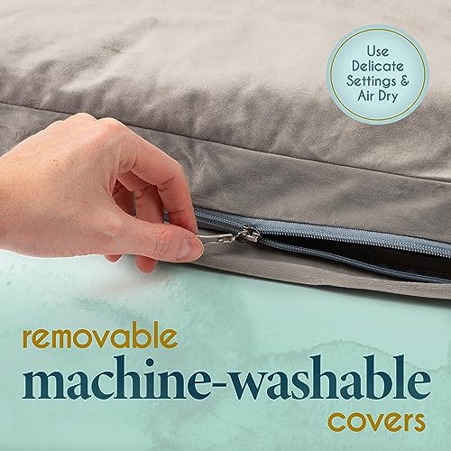 Florensi Meditation Cushion & Mat Value Bundle- Premium Meditation Cushion Set for Women and Men - Velvet Washable Cover - Buckwheat Round Floor Pillow & 100% Cotton Zabuton Square Floor Cushion