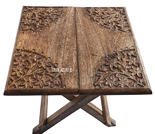 Small Altar Table, Meditation Table Altar, Small Puja Table, Meditation Altar Wood Wiccan Altar Table Buddhist Table, Tea Table Japanese, Small Low Side Table Dragon (Folding Small Floral)