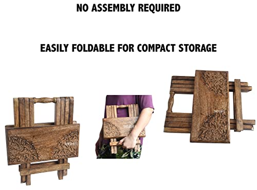 Small Altar Table, Meditation Table Altar, Small Puja Table, Meditation Altar Wood Wiccan Altar Table Buddhist Table, Tea Table Japanese, Small Low Side Table Dragon (Folding Small Floral)