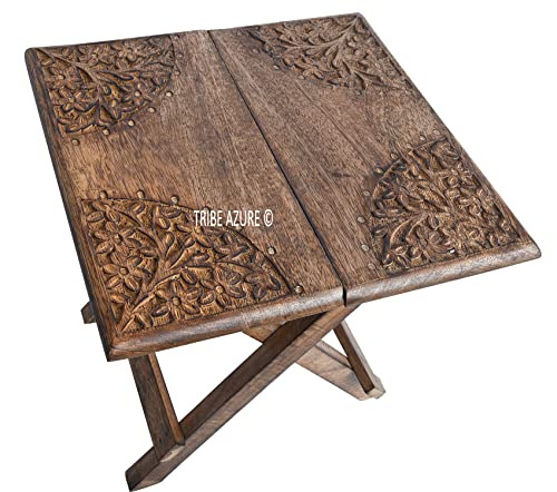 Small Altar Table, Meditation Table Altar, Small Puja Table, Meditation Altar Wood Wiccan Altar Table Buddhist Table, Tea Table Japanese, Small Low Side Table Dragon (Folding Small Floral)