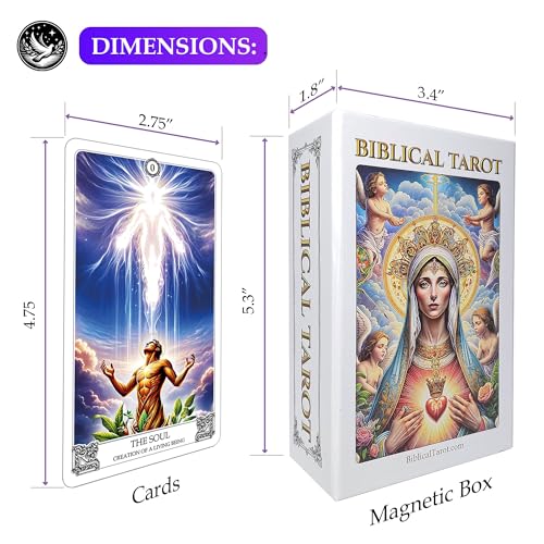 Biblical Tarot Deck: 78 Cards, Guidebook, Premium Quality