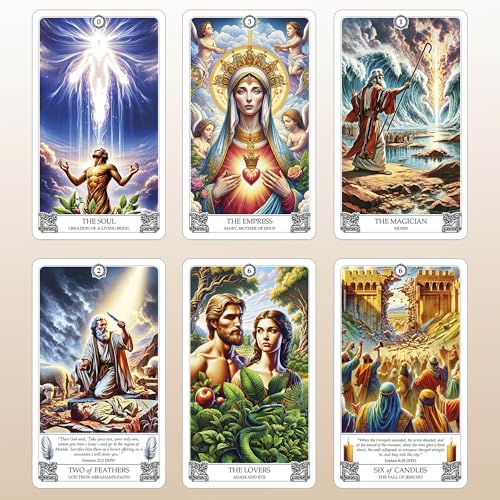 Biblical Tarot Deck: 78 Cards, Guidebook, Premium Quality