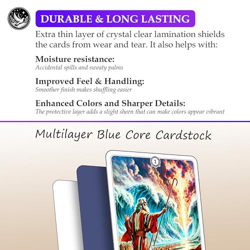 Biblical Tarot Deck: 78 Cards, Guidebook, Premium Quality