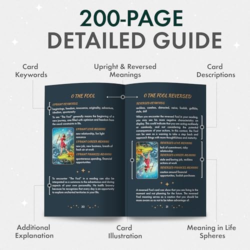 Nature-inspired Wyspell Wild Reflections Tarot Cards Set & Guide