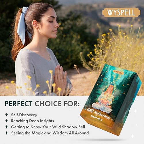 Nature-inspired Wyspell Wild Reflections Tarot Cards Set & Guide