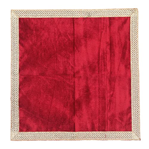 Small Solid Red Velvet Cloth for Tarot Readings