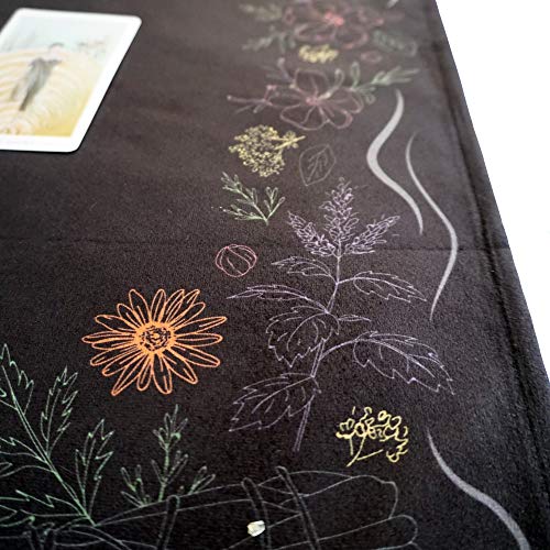 Kitchen Witch Herbology: Large Black Tarot Cloth