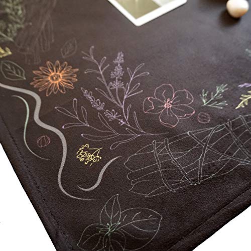 Kitchen Witch Herbology: Large Black Tarot Cloth
