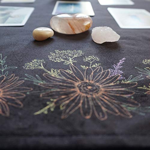 Kitchen Witch Herbology: Large Black Tarot Cloth