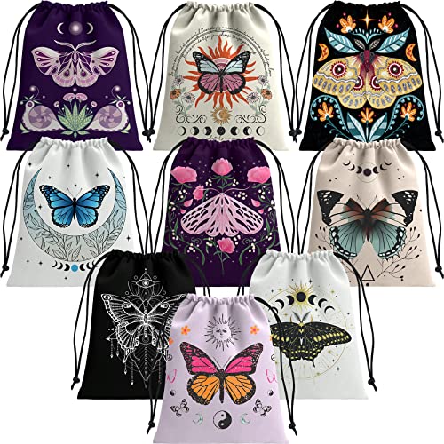 Butterfly Tarot Dice & Crystal Bag Set
