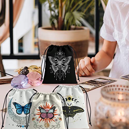 Butterfly Tarot Dice & Crystal Bag Set