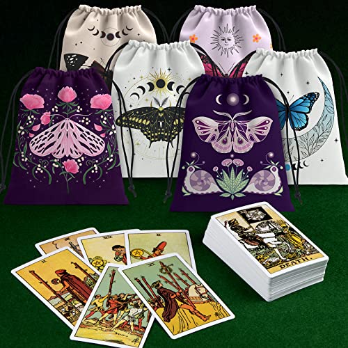 Butterfly Tarot Dice & Crystal Bag Set
