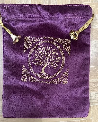 Soft Velvet Pouch for Tarot, Altar, Rune, Gift