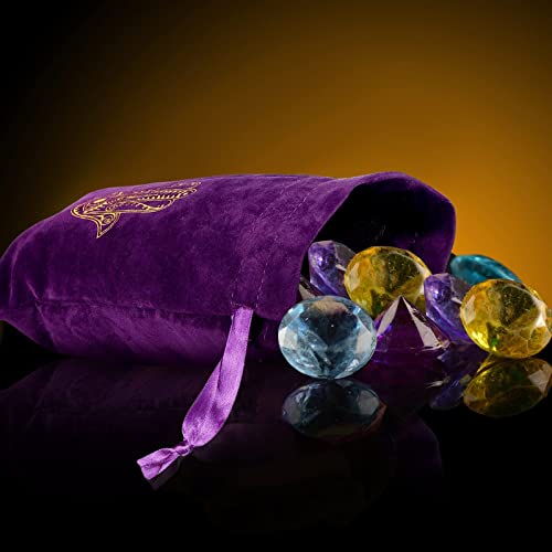 Wesnoy Tarot Card Fabric Bag Jewelry Pouch Hamsa