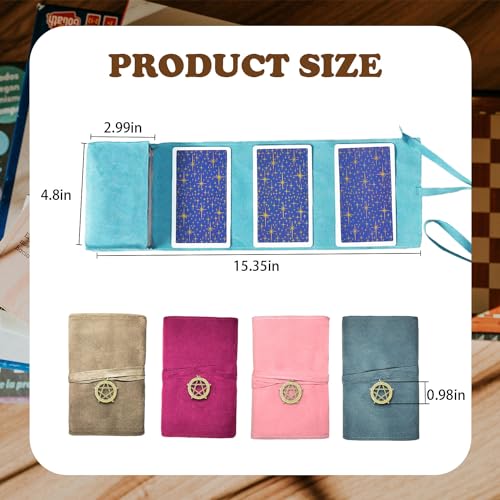 5PCS Velvet Tarot Card Bags - Deck Storage