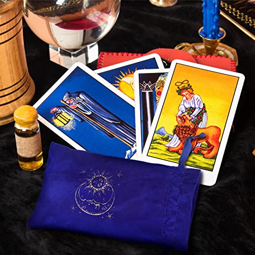 Wesnoy Tarot Card Fabric Bag Jewelry Pouch Hamsa