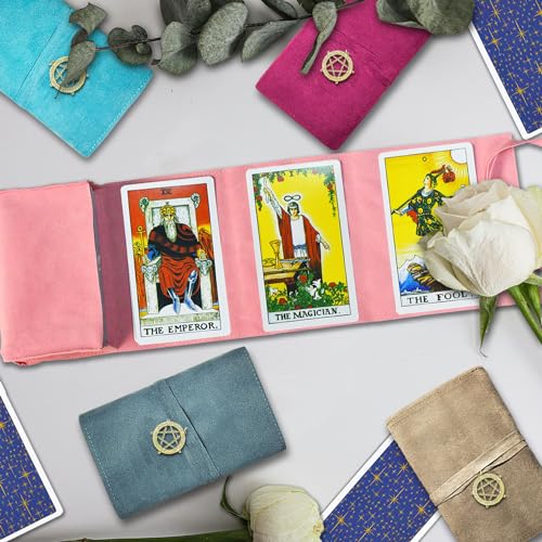 5PCS Velvet Tarot Card Bags - Deck Storage