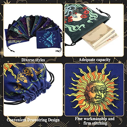 Tarot Card Velvet Storage Bag Set for Enthusiasts