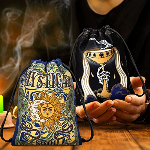Tarot Card Velvet Storage Bag Set for Enthusiasts