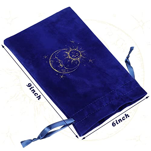 Wesnoy Tarot Card Fabric Bag Jewelry Pouch Hamsa