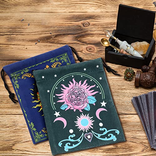 Tarot Card Velvet Storage Bag Set for Enthusiasts